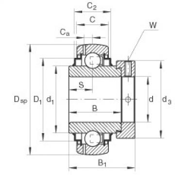 Bearing GNE80-KRR-B INA